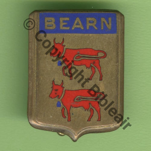 A1067 1946.53 A1067NH GT.1.64 BEARN  DrPNOM CLOCHES BLEUES Bol pince Guilloche vrac Src.Y.GENTY 19Eur(x4) 